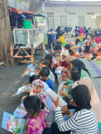 Srikandi PLN Tanamkan Semangat Sumpah Pemuda untuk Anak Jalanan jadi Pahlawan Keselamatan
