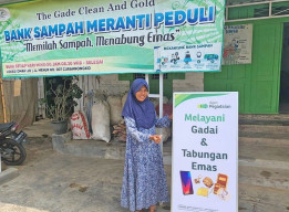 Agen Pegadaian di Jember Sukses Kembangkan Bank Sampah Jadi Tabungan Emas