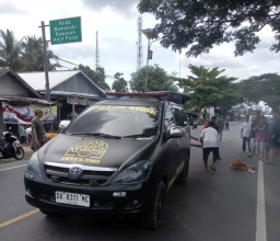 Motor vs Pejalan Kaki di Trans Kalimantan, Satu Meninggal dan Satunya lagi Sekarat