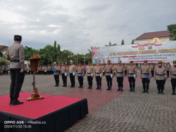 Polres Lamongan Siapkan 7.125 Personel Untuk Pengamanan Pilkada