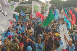 Kampanye Akbar Supian Suri - Chandra Rahmansyah Dipadati Ribuan Orang