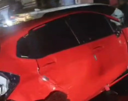 Mobil Ngebut Tabrak 4 Kendaraan di Sukabumi, 7 Orang Luka-luka