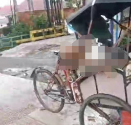 Pria Lansia Ditemukan Meninggal di Atas Becak di Jalan A Yani 