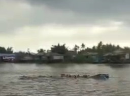 Kapal Kelotok Santri Tenggelam di Aluhaluh Banjar, Satu Meninggal dan Dua Hilang