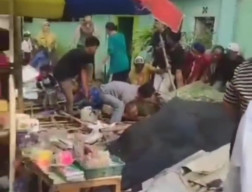 Tembok SDN Roboh, 4 Orang Tertindih hingga Luka Parah