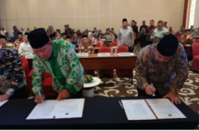 Kakanwil Kemenag Provinsi Jambi Tandatangani Perkin