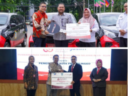 Wujudkan TJSL, Bank Jatim Salurkan CSR ke Dua Pemkab