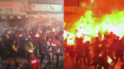 Pawai Obor, 30 Orang Terbakar