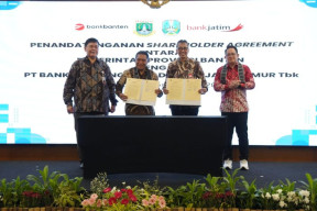 Bank Jatim dan Bank Banten Teken Shareholder Agreement, Lanjutkan Proses KUB
