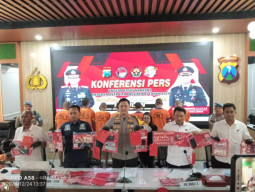 Polres Lamongan Amankan 33 Tersangka Kasus Narkoba