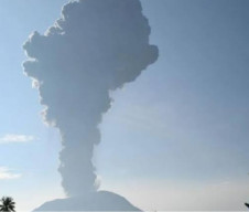 Pasca Hari Ibu, Gunung Ibu Erupsi