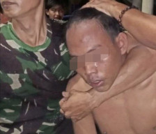 Seorang Pria Diduga Maling Motor Diamankan Warga Pakisjaya