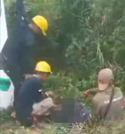 Kesetrum lalu Jatuh, Pria Tak Dikenal Akhirnya Meninggal