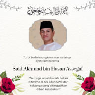 Mantan Sekda Kotabaru, Said Akhmad Assegaf Tutup Usia