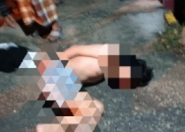 Warga Sukodadi Lamongan Tangkap Salah Satu Anggota Maling Motor yang Aksi di Masjid