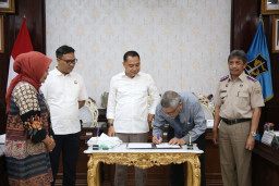 Didampingi Kejari, Pemkot Surabaya-PT Arbena Indonusa Tandatangani Kesepakatan Pengembalian Aset