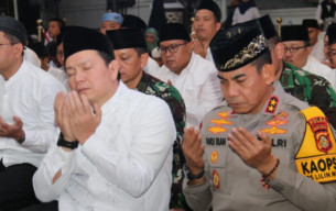 Kapolda Sumsel dan Forkopimda Gelar Dzikir dan Doa Bersama di Griya Agung
