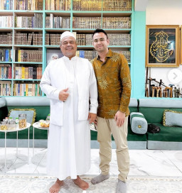 Bahas Pembinaan Generasi Muda, Raffi Ahmad Temui Habib Rizieq