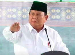 Prabowo Tegaskan Tak Ada Toleransi pada Koruptor