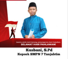 Kepala Sekolah SMP Negeri 7 Ucapkan Selamat Hari Pers Nasional 2025