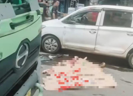 Diduga Kurang Konsentrasi saat Berkendara, Emak-Emak Meninggal Tertimpa Mobil