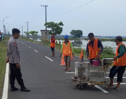 Kapolsek Pangarengan Apresiasi Kinerja Dishub Sampang