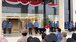 Pimpin Upacara Hari Kesadaran Nasional, Bupati Kotabaru H. Sayed Jafar. SH Mohon Pamit