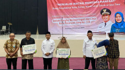 Walikota Pasuruan Serahkan Manfaat BPJS Ketenagakerjaan Rp177 Juta