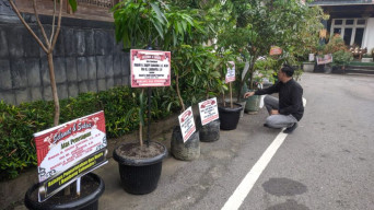 Galakkan Penghijauan, Bupati Ponorogo Terpilih Minta Karangan Bunga Diganti Bibit Pohon