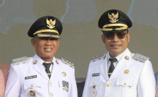 Bupati dan Wakil Bupati Kotabaru Resmi Dilantik Presiden Prabowo di Istana Merdeka