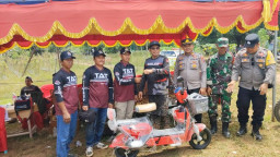Ratusan Rider Taklukkan Trek di Trail Adventure 3 Dekade Transmigrasi Desa Pantai Baru