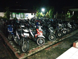 Razia Balap Liar di Majenang, Polisi Amankan 42 Motor