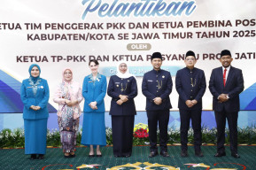 Nia Kurnia Fauzi Dilantik sebagai Ketua TP PKK dan Pembina Posyandu Sumenep 2025-2030