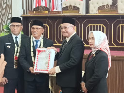 DPRD Kotabaru Gelar Rapat Paripurna Serah Terima Jabatan Bupati dan Wakil Bupati