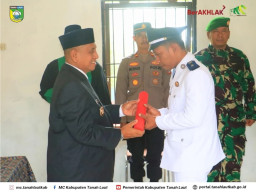 Aidi Rahman Resmi Dilantik sebagai Kades Tajau Pecah, Wabup Tala Tekankan Sinergi dan Pembangunan