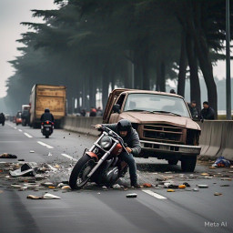 Kecelakaan Motor vs Truk di Cinere Depok, Benturan Keras Renggut Satu Nyawa