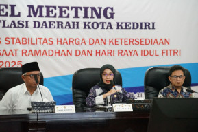 Mbak Wali Kota Kediri Paparkan Strategi Pengendalian Inflasi Pada High Level Meeting TPID