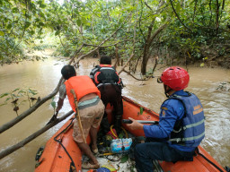 Hari Ketiga Pencarian Korban Serangan Buaya di Sungai Sangkuh, Belum Membuahkan Hasil
