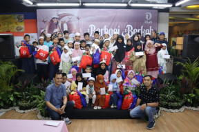 Menjelang Lebaran, Dmall Depok Tebarkan Kebahagiaan untuk Anak Yatim Piatu