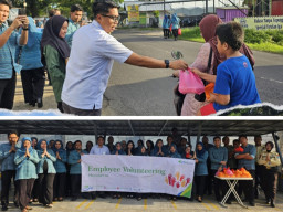 Employee Volunteering BPJS Ketenagakerjaan Mojokerto Bagikan Takjil