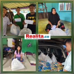 UPZ Masjid Agung Husnul Khatimah Kotabaru Salurkan 200 Paket Sembako untuk Warga Kurang Mampu