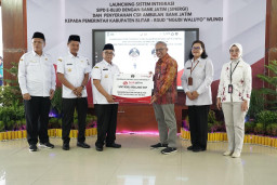 Bank Jatim - Pemkab Blitar Launching SIPD E-Blud dan Serah Terima CSR