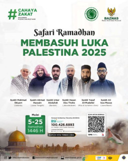 Kerjasama MUI-Baznas RI Hadirkan Syekh dari Palestina 