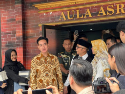 Bupati Bogor Sambut Kedatangan Wapres RI di Sekolah AL Madinah