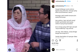 Momen Mengharukan, Titiek Puspa Pegangi Tangan Andre saat Syuting Terakhir
