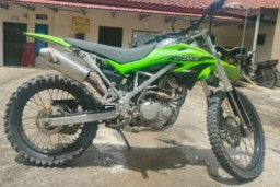Polsek Sidareja Ungkap Pencurian Motor Kawasaki