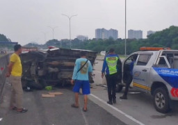 Kecelakaan di Tol Cijago Depok, Satu Orang Tewas