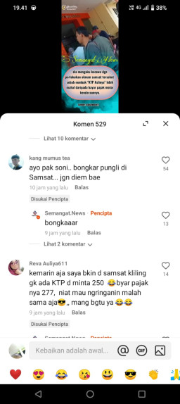 Viral, Oknum Samsat Balaraja Diduga Pungli Nembak KTP Rp 300 Ribu