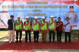 Kapolda Sumbar Resmikan Groundbreaking SPPG, Siap Dukung Program Makan Bergizi Gratis