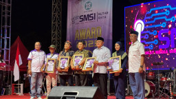 Pelantikan SMSI Blitar Raya Meriah, Prawoto: Kompak dan Gotong Rorong